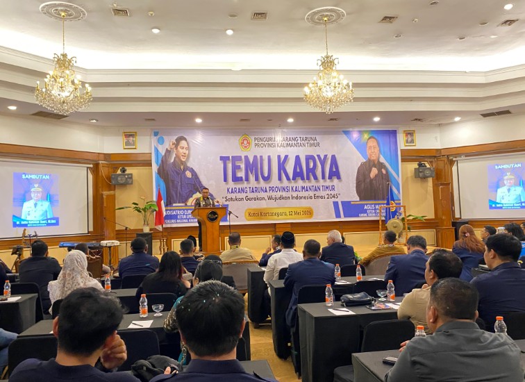 Temu Karya Karang Taruna Kalimantan Timur.(Irvan/dutakaltimnews.com)
