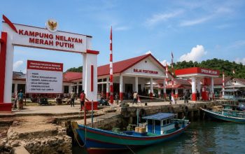 Ilustrasi Kampung Nelayan Merah Putih. (Istimewa)
