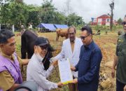 Monitoring Kesehatan Hewan Qurban untuk Masyarakat dalam rangka Hari Raya Idul Adha bertempat di Jalan Lais, Timbau, Tenggarong. (Irvan/dutakaltimnews.com)