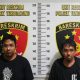 Berbekal Informasi Warga, Polisi Ringkus Dua Pemilik Sabu di Timbau