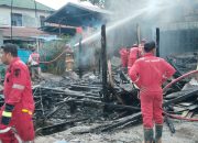 Kebakaran Warung di Samboja Barat. (Dok. Disdamkarmatan Kukar)