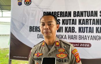 Kasatlantas Polres Kukar, AKP Ahmad Fandoli. (Irvan/dutakaltimnews.com)