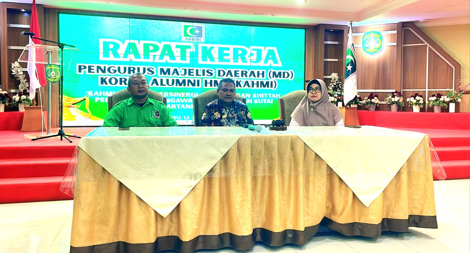Rapat Kerja Pengurus Majelis Daerah (MD) Korps Alumni Himpunan Mahasiswa Islam (KAHMI) Kabupaten Kutai Kartanegara (Kukar). (Dok KAHMI Kukar)