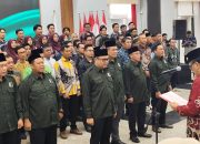 Pelantikan Majelis Daerah Korps Alumni Himpunan Mahasiswa Islam (MD KAHMI) dan Forum Alumni HMI-Wati (FORHATI) Kabupaten Kutai Kartanegara Periode 2026-2031.(Irvan/dutakaltimnews.com)