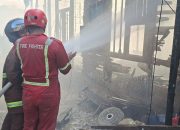 Kebakaran di kawasan permukiman di Jalan Soekarno Hatta Km 1 RT 28, Kecamatan Loa Janan Ilir. (Dok. Disdamkarmatan Kukar)