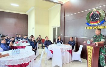 PWI Kukar Melakukan Audiensi Dengan Kodim 0906/Kukar.(Dok.PWI Kukar