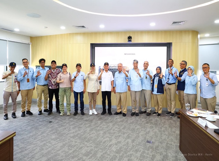 Wakil Menteri Hak Asasi Manusia (HAM) Republik Indonesia, Mugiyanto beserta jajaran, melakukan kunjungan ke Kantor Otorita IKN, Nusantara, pada Senin (22/06/2026)