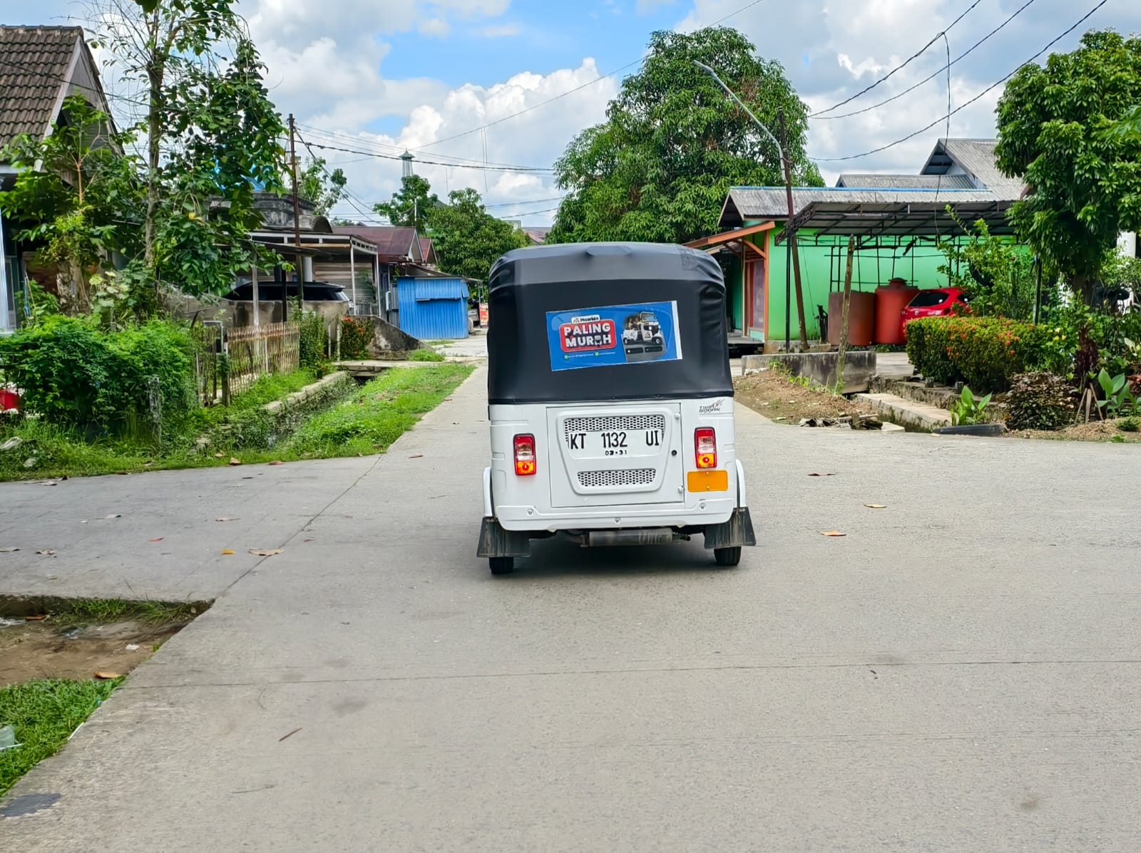 Bajaj di Tenggarong (Dok. Andri/dutakaltimnews.com)