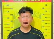 Pelaku Saat di Amankan Polsek Muara muntai. (Dok. Polsek Muara Muntai)