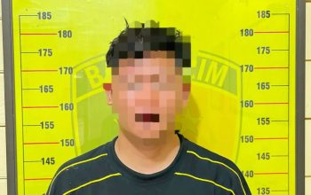 Pelaku Saat di Amankan Polsek Muara muntai. (Dok. Polsek Muara Muntai)