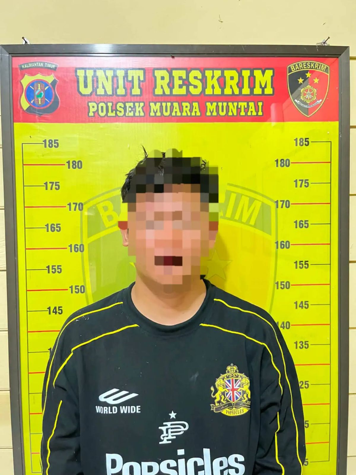 Pelaku Saat di Amankan Polsek Muara muntai. (Dok. Polsek Muara Muntai)