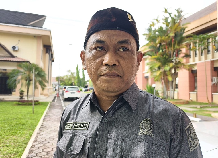 Ketua Fraksi PDI Perjuangan DPRD Kukar, Sugeng Hariyadi di DPRD Kukar Senin (28/7/2026), (Foto : Andri/dutakaltimnews.com)