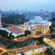 Foto udara Masjid Istiqlal Jakarta sebagai tempah ibadah umat Muslim terbesar di Indonesia dan Asia Tenggara serta kerap digunakan untuk kegiatan Zikir atau Doa Bersama Keselamatan Bangsa. (Foto: Istimewa/Istiqlal Global Fund)