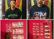 Polsek Anggana Bongkar Dugaan Sarang Narkoba, Dua Pria Ditangkap dengan Lima Paket Sabu