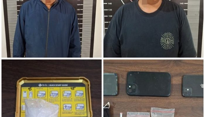 Satresnarkoba Polres Kukar Gagalkan Peredaran 62 Gram Sabu, Dua Pria Ditangkap di Parkiran Hotel