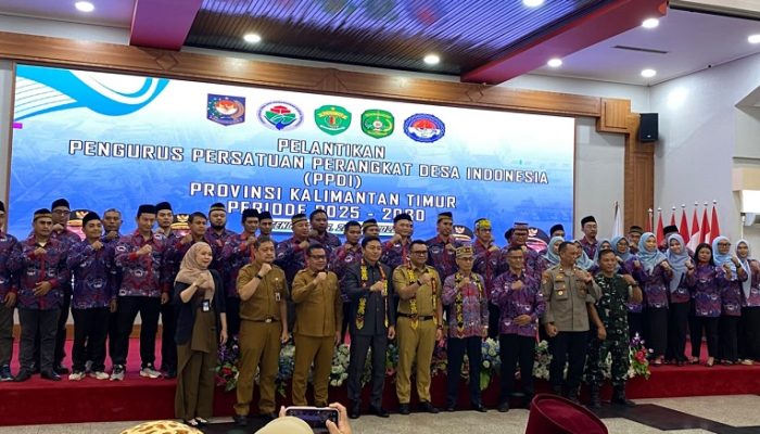 Pengurus PPDI Kaltim 2025–2030 Dikukuhkan, Status Perangkat Desa Jadi Prioritas