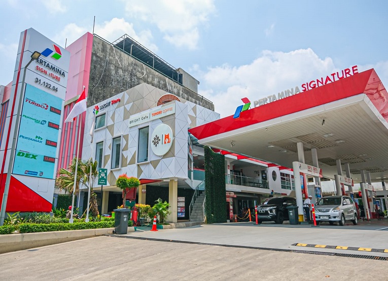 Salah satu SPBU di Jakarta (Dok. prertaminaretail.com)