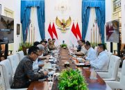 Presiden Prabowo Subianto memimpin rapat bersama jajaran Komite Stabilitas Sistem Keuangan (KSSK)