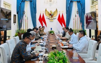 Presiden Prabowo Subianto memimpin rapat bersama jajaran Komite Stabilitas Sistem Keuangan (KSSK)