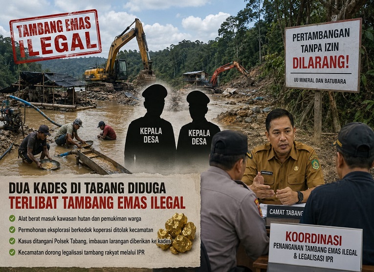 Ilustrasi Dugaan Kades di Tabang Terlibat Kasus Tambang (Istimewa)