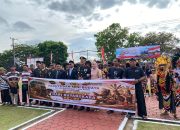Upacara Hari Bhayangkara ke-80 Tahun 2026 di Polres Kukar. (Irvan/dutakaltimnews.com)