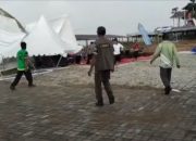Arena MTQ XIII di Desa Bendang Raya Kecamatan Tenggarong di Terjang Angin Puting Beliung. (Istimewa)