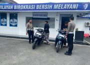 Dua Joki Balap Liar di Amankan Satuan Lalu Lintas Polres Kutai Kartanegara. (Irvan/dutakaltimnews.com)