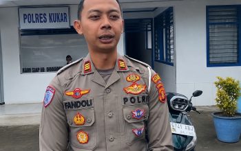 Kasat Lantas Polres Kukar, AKP Ahmad Fandoli. (Irvan/dutakaltimnews.com)