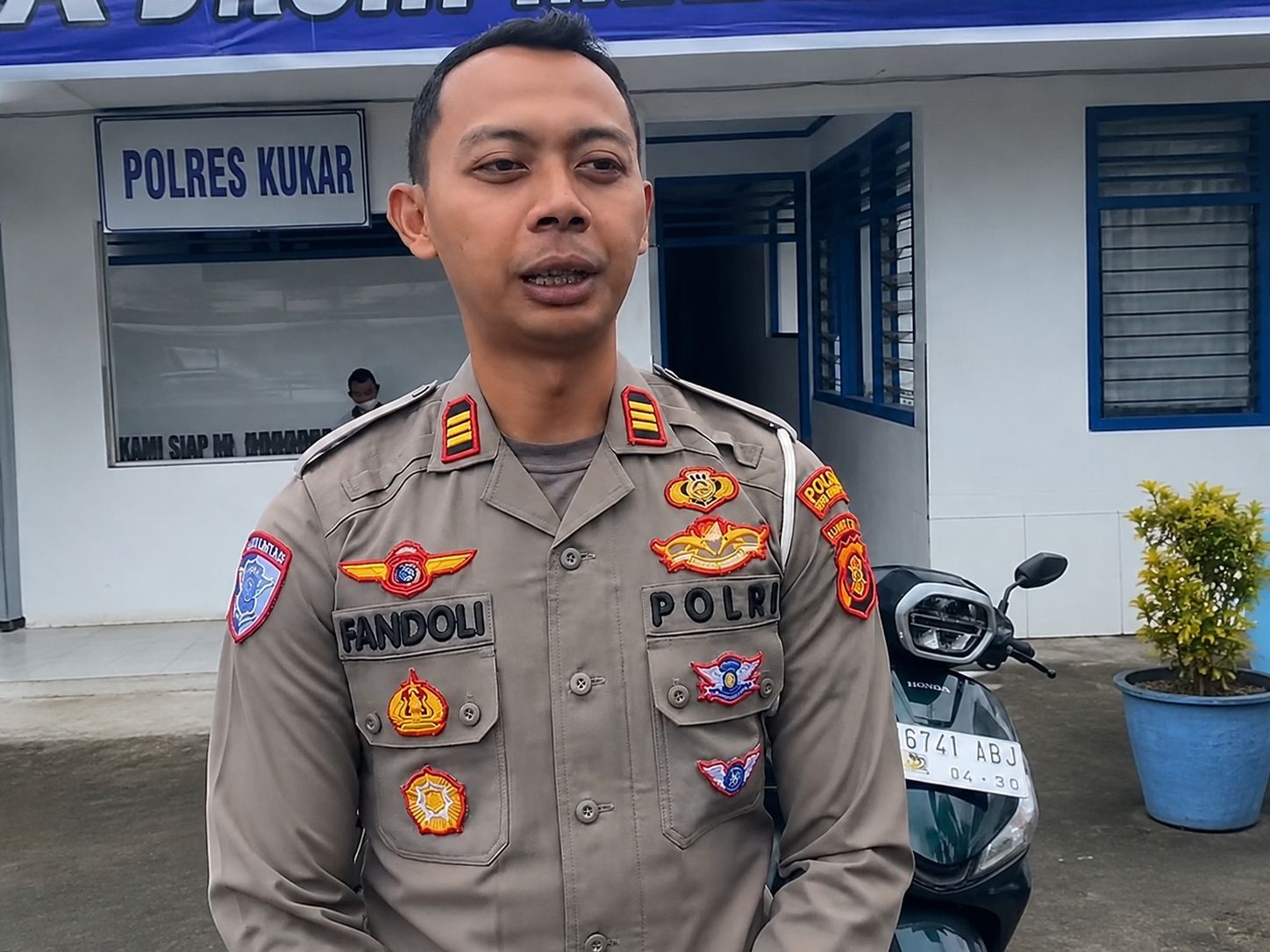 Kasat Lantas Polres Kukar, AKP Ahmad Fandoli. (Irvan/dutakaltimnews.com)