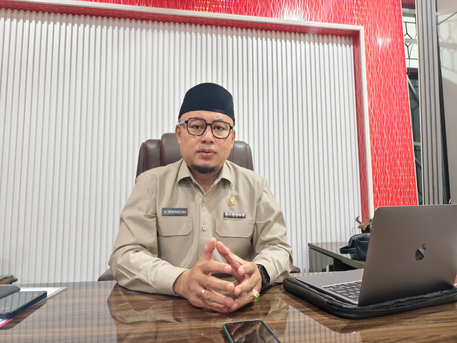 Kepala Disdikbud Kukar Heriansyah, (Dok. Andri/dutakaltimnews.com)