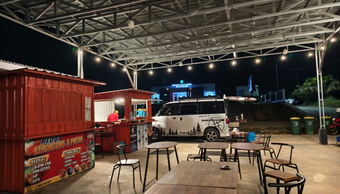 Desa Teluk Dalam Sediakan Food Court UMKM, Dongkrak PAD Desa dan Buka Lapangan Kerja