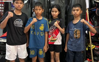 Empat Petarung Cilik Arkan Camp Berangkat Mandiri ke Kejurnas Muaythai 2026 4 Empat Atlet Cilik Yang Akan Mewakili Kukar Dalam Ajang Indonesia Muaythai Championship (IMC) 2026 atau Kejuaraan Nasional Muaythai yang akan berlangsung di Bekasi. (Dok. Istimewa)