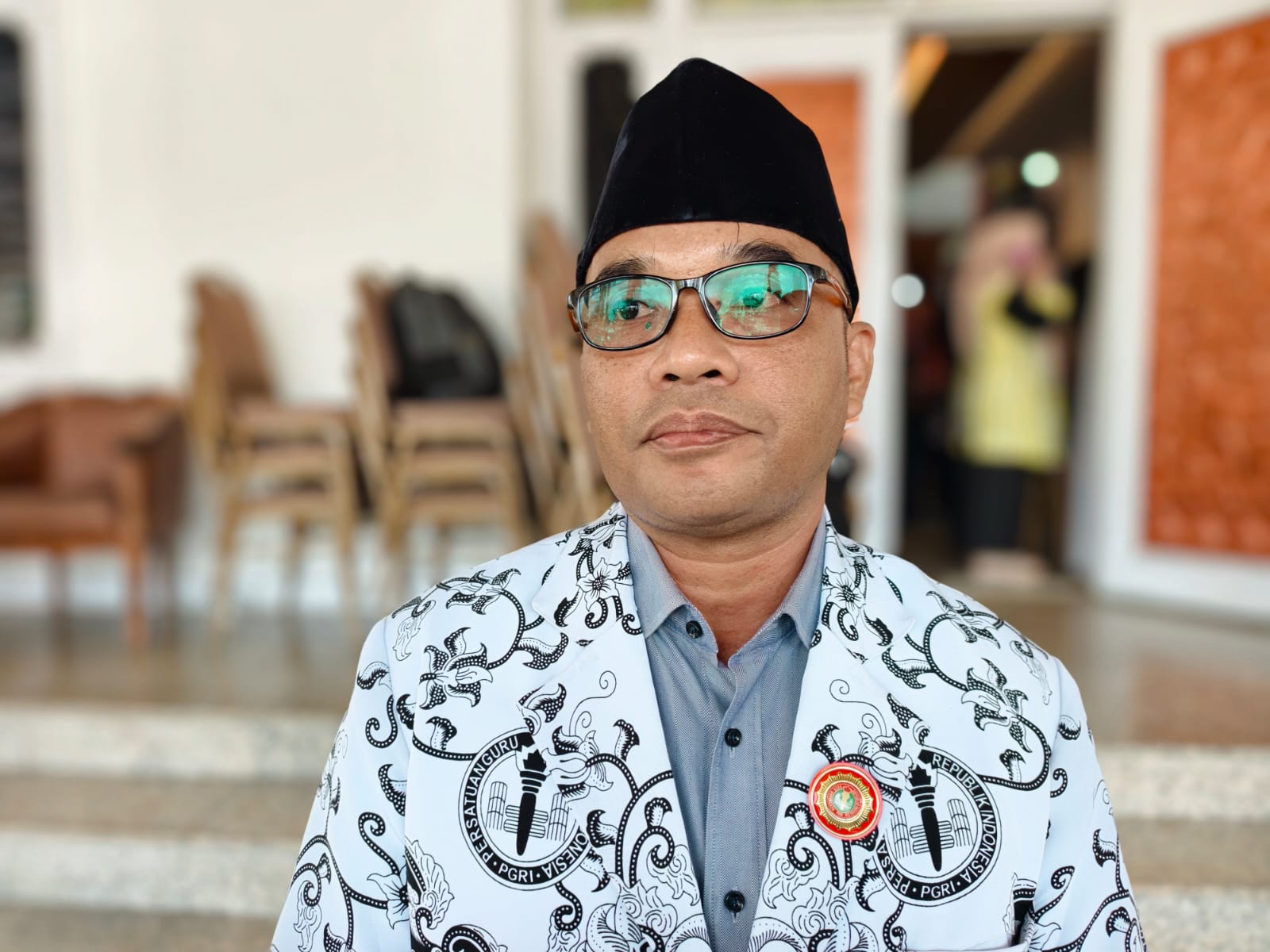 Ketua PGRI Kukar adalah Nasruddin Zainuddin (Dok. Andri/dutakaltimnews.com)