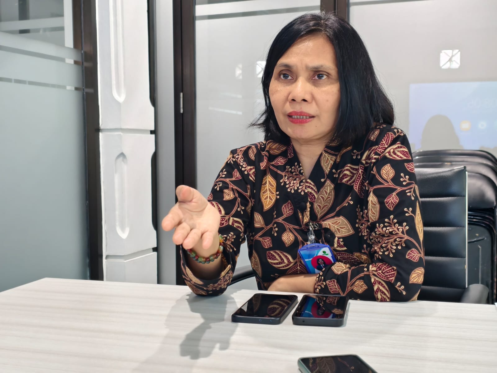 Kepala Dinkes Kukar, Ismi Mufiddah Kamis (9/7/2026), (Foto : Andri/dutakaltimnews.com)