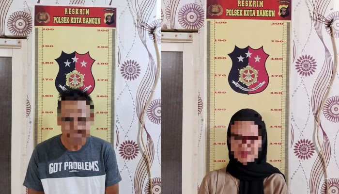 Dua Pengedar Sabu Diciduk Polsek Kota Bangun, Enam Paket Narkotika Diamankan