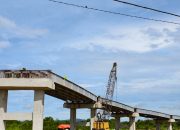 Tiang Pendekat Jembatan Sebulu (Dok. Andri/dutakaltimnews.com)