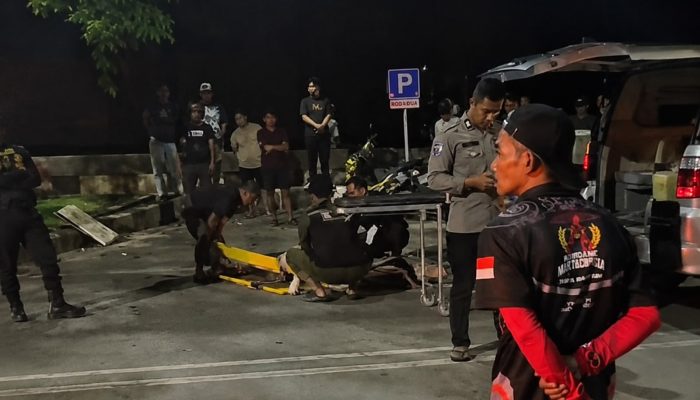 Kecelakaan Tunggal di Jalan KH Ahmad Muksin, Seorang Pemuda Meninggal di Tempat