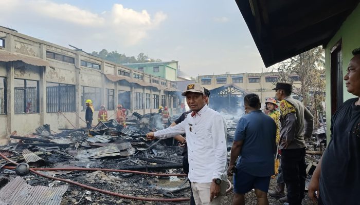 Kebakaran Hanguskan Lima Ruang Kelas SDN 002 Loa Janan, Belajar Dipastikan Tetap Berjalan