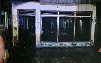 Kondisi Rumah di RT 02, Desa Muara Siran Ilir, Kecamatan Muara Kaman Yang Hangus Terbakar. (Dok. Disdamkarmatan Kukar)
