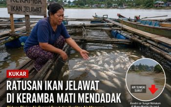Ikan Jelawat di Keramba Warga Muara Muntai Ulu Mati Mendadak, Diduga Dipicu Kondisi Air Surut 3 Ilustrasi Kondisi Ikan Warga di Desa Muara Muntai Ulu Mati Mendadak (Istimewa)