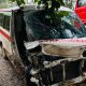 Ambulans Pembawa Pasien Kecelakaan di Km 12 Tenggarong, Sopir Sempat Terjepit usai Tabrak Truk LPG