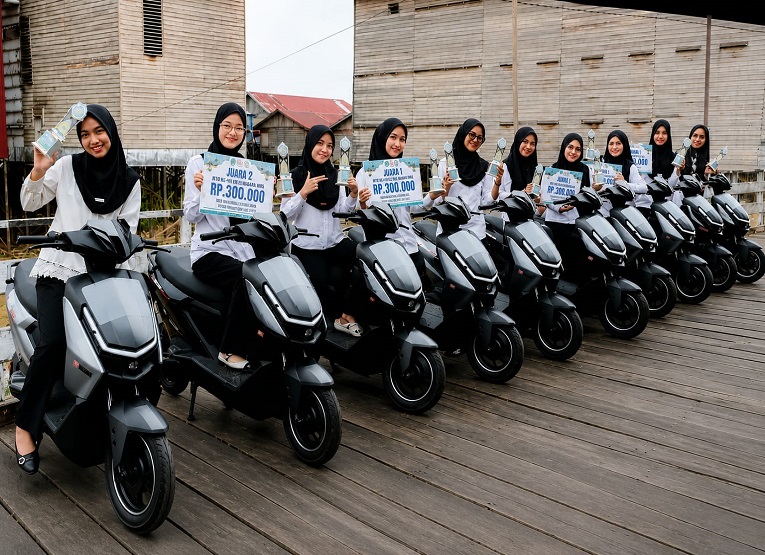 10 Doorprize Motor Listrik Untuk Memeriahkan MTQ VII Muara Wis (Dok. Pemdes Melintang)