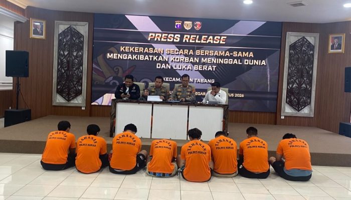 Pengeroyokan Maut di Tabang, 9 Tersangka Dibekuk di Tiga Wilayah 2 9 pelaku