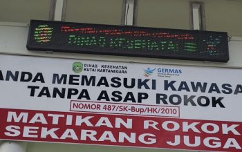 Kawasan Bebas Asap Rokok di Kukar (Dok. Andri/dutakaltimnews.com)