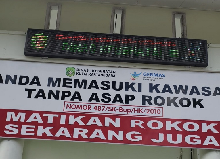 Kawasan Bebas Asap Rokok di Kukar (Dok. Andri/dutakaltimnews.com)