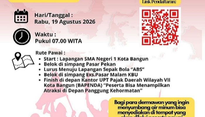 HUT ke-81 RI di Kota Bangun Tetap Meriah di Tengah Rasionalisasi Anggaran