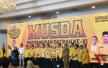 Penetapan Ketua DPD Partai Golkar Kukar (Foto : Andri/dutakaltimnews.com)