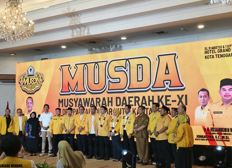 Penetapan Ketua DPD Partai Golkar Kukar (Foto : Andri/dutakaltimnews.com)
