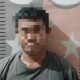 Pelaku Saat di Amankan Petugas Kepolisian. (Dok. Polsek Muara Kaman)