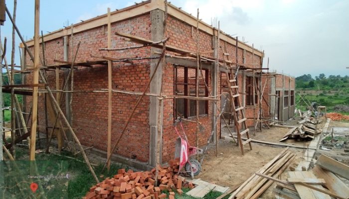 Gedung Baru SMAN 3 Muara Kaman Mulai Dibangun, Siswa Masih Belajar di Balai Desa